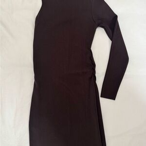 Elegant Black Long Sleeve Dress